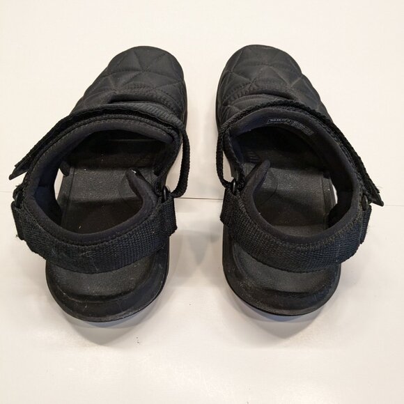 Teva Hurricane Hybrid Sandals Men 10 Black Closed Toe Ripstop Quilted Moc Heel main image 5